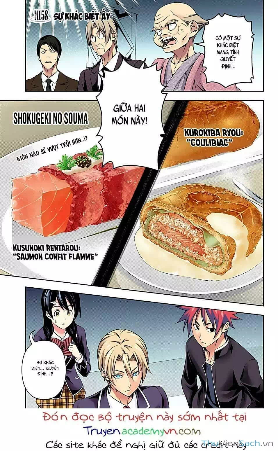 Truyện Tranh Vua Bếp Soma - Cuộc Chiến Ẩm Thực trang 7