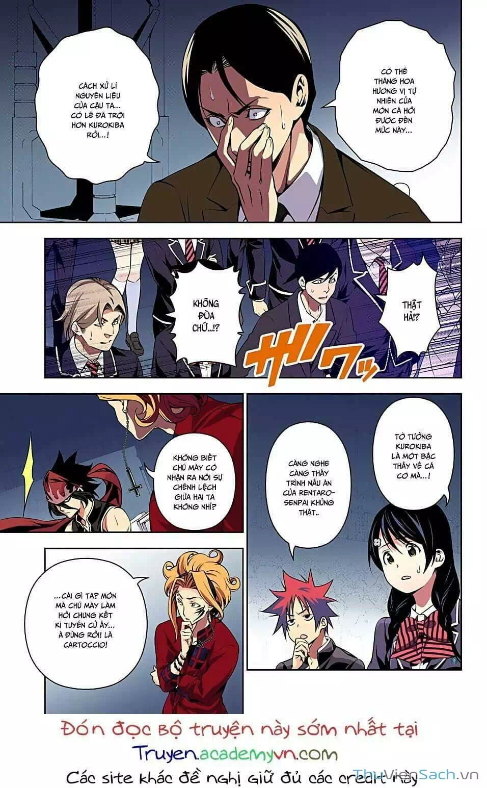 Truyện Tranh Vua Bếp Soma - Cuộc Chiến Ẩm Thực trang 7