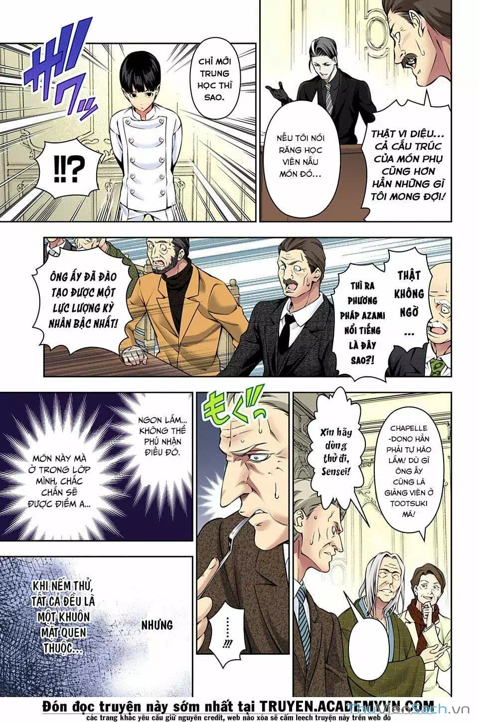 Truyện Tranh Vua Bếp Soma - Cuộc Chiến Ẩm Thực trang 7