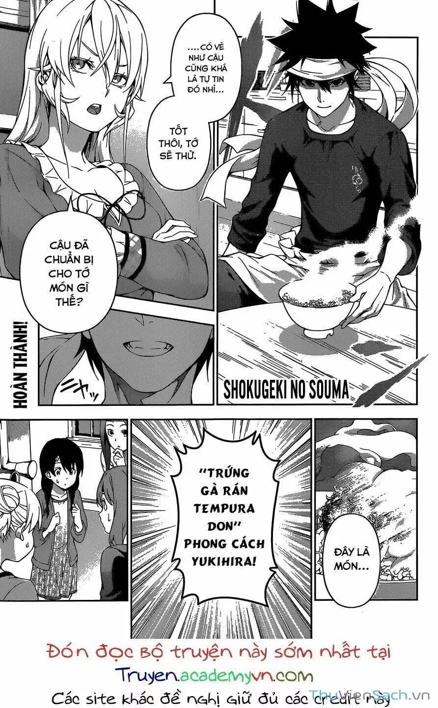 Truyện Tranh Vua Bếp Soma - Cuộc Chiến Ẩm Thực trang 7