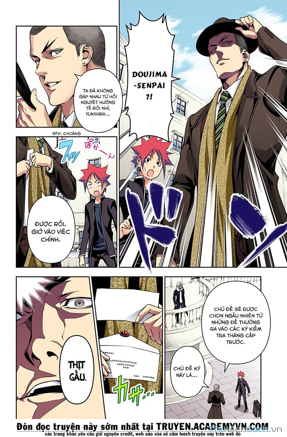 Truyện Tranh Vua Bếp Soma - Cuộc Chiến Ẩm Thực trang 7