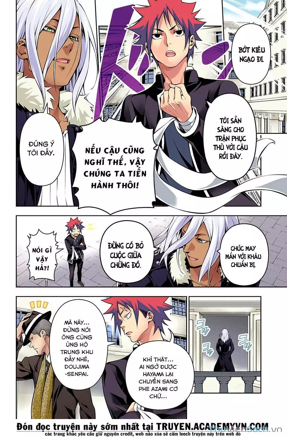 Truyện Tranh Vua Bếp Soma - Cuộc Chiến Ẩm Thực trang 7