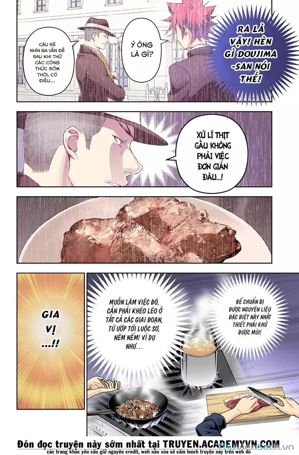 Truyện Tranh Vua Bếp Soma - Cuộc Chiến Ẩm Thực trang 7