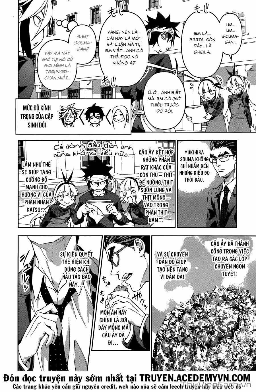 Truyện Tranh Vua Bếp Soma - Cuộc Chiến Ẩm Thực trang 7