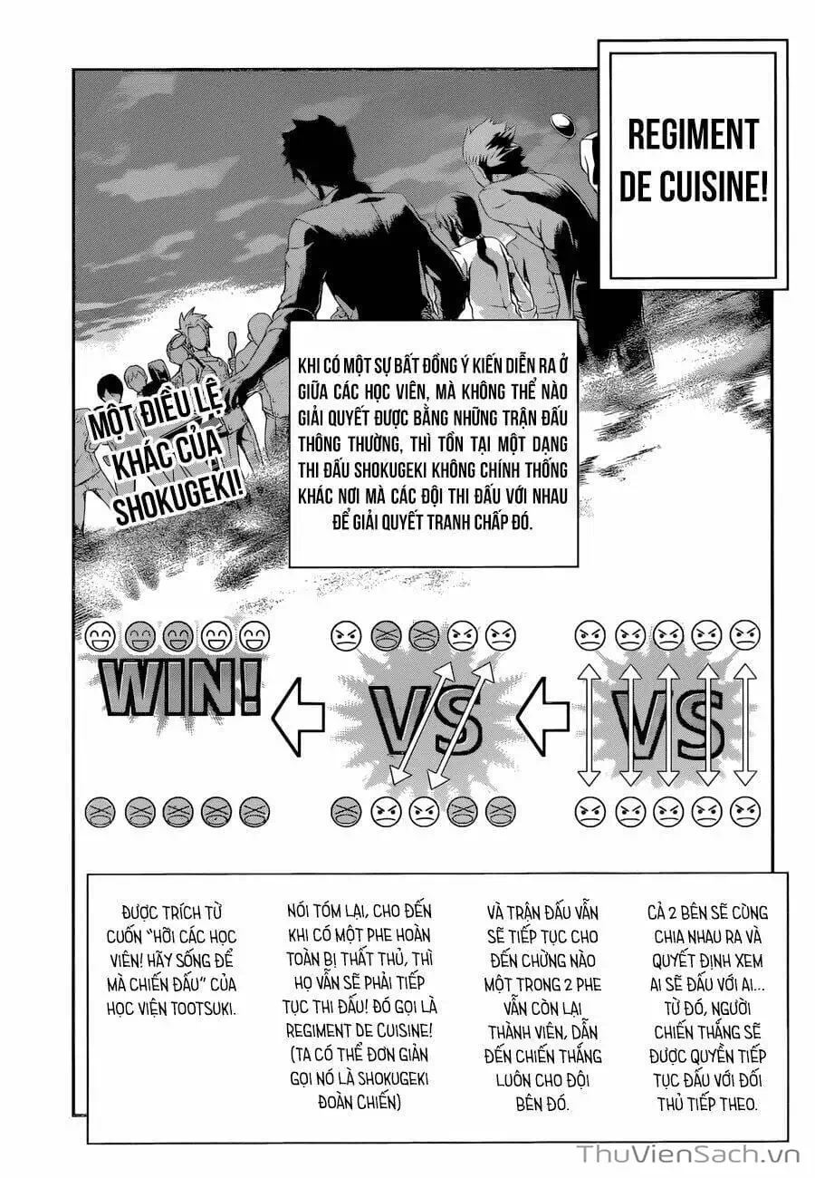 Truyện Tranh Vua Bếp Soma - Cuộc Chiến Ẩm Thực trang 7