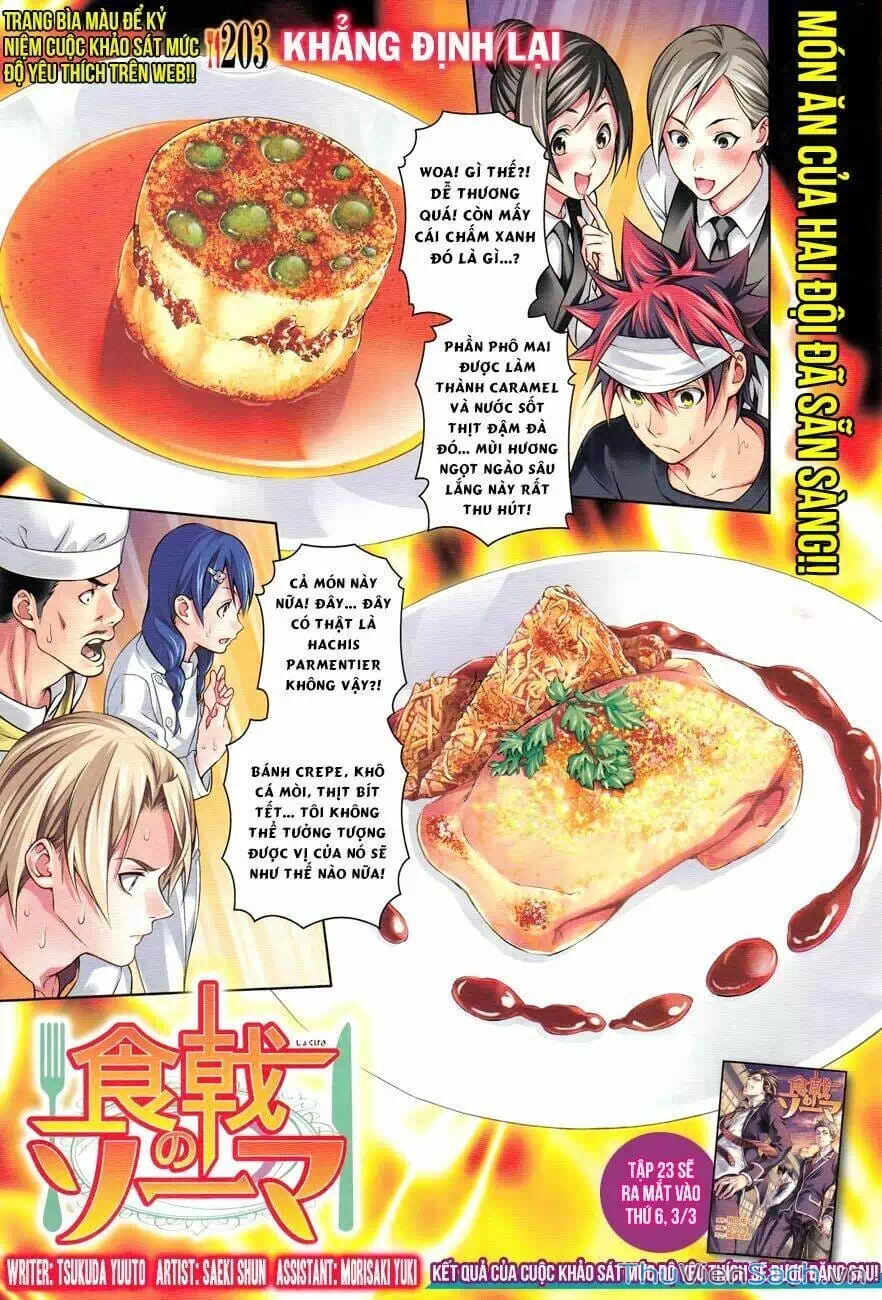 Truyện Tranh Vua Bếp Soma - Cuộc Chiến Ẩm Thực trang 7