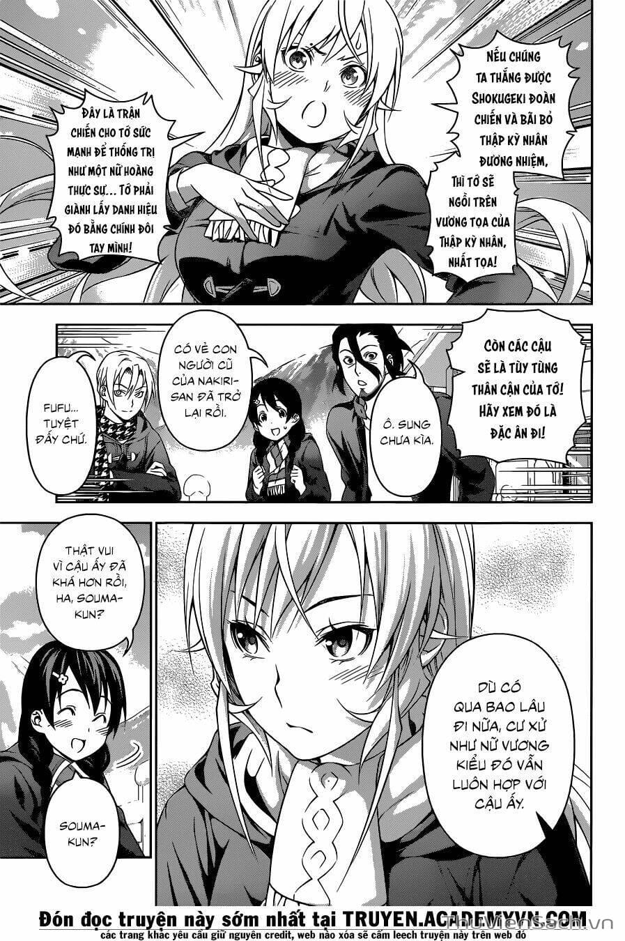Truyện Tranh Vua Bếp Soma - Cuộc Chiến Ẩm Thực trang 7
