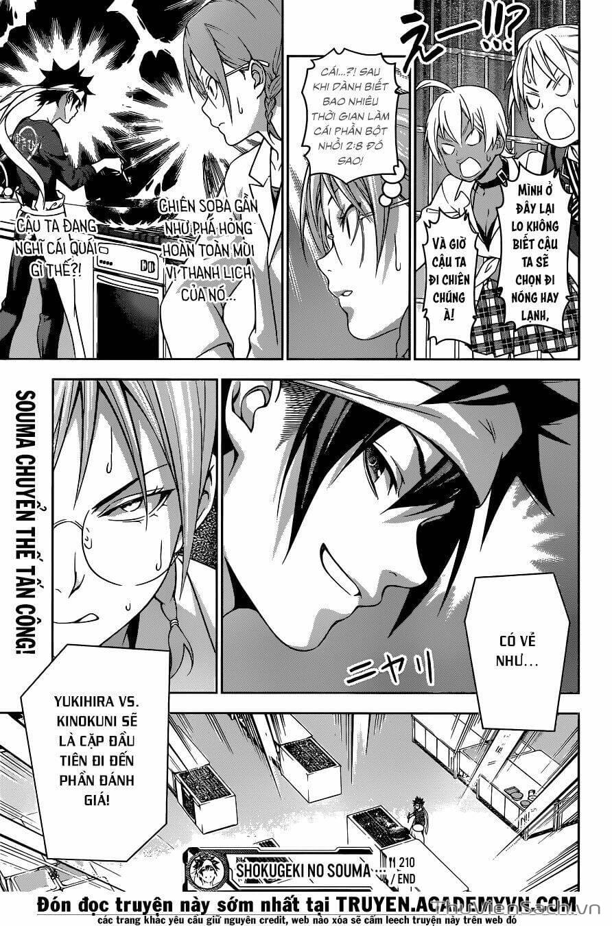 Truyện Tranh Vua Bếp Soma - Cuộc Chiến Ẩm Thực trang 7