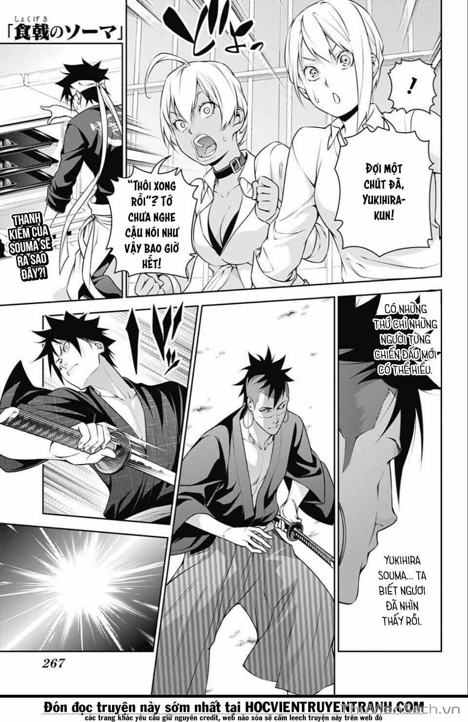 Truyện Tranh Vua Bếp Soma - Cuộc Chiến Ẩm Thực trang 7