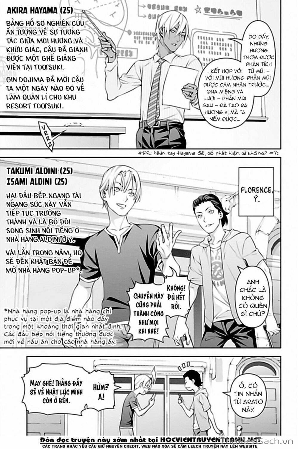 Truyện Tranh Vua Bếp Soma - Cuộc Chiến Ẩm Thực trang 7