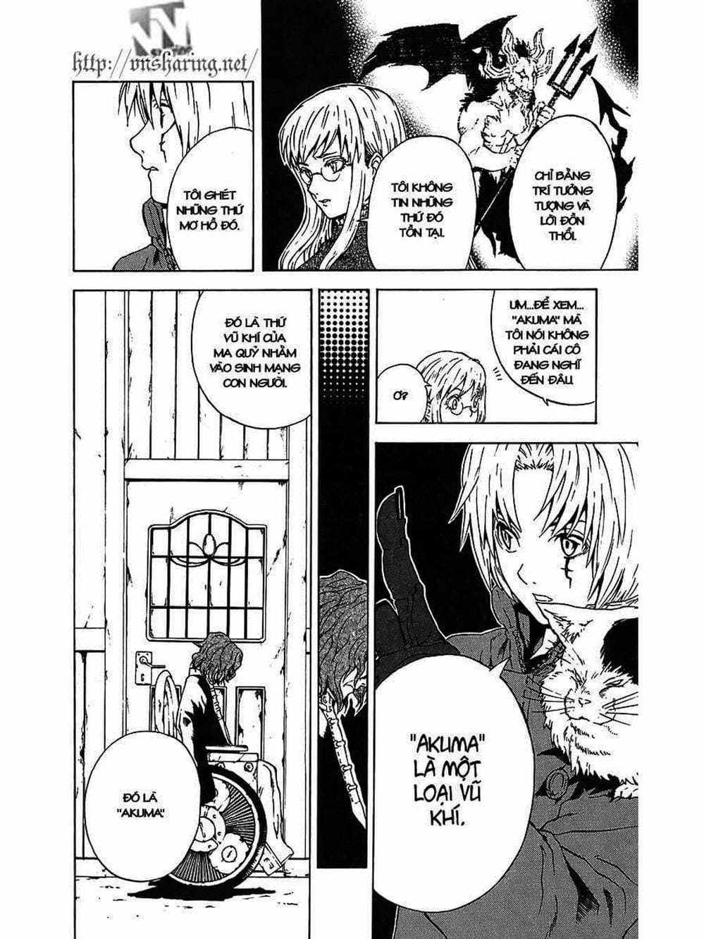 Truyện Tranh Quái Vật Sinh Ra Từ Linh Hồn Chết Chóc - D. Gray-Man trang 8