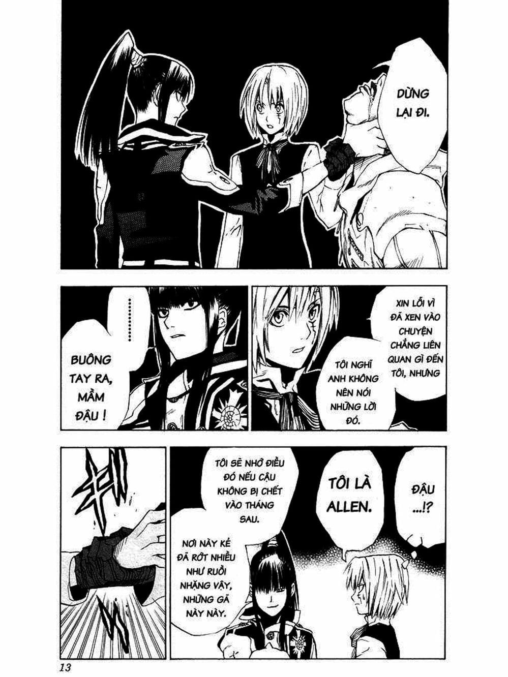 Truyện Tranh Quái Vật Sinh Ra Từ Linh Hồn Chết Chóc - D. Gray-Man trang 8