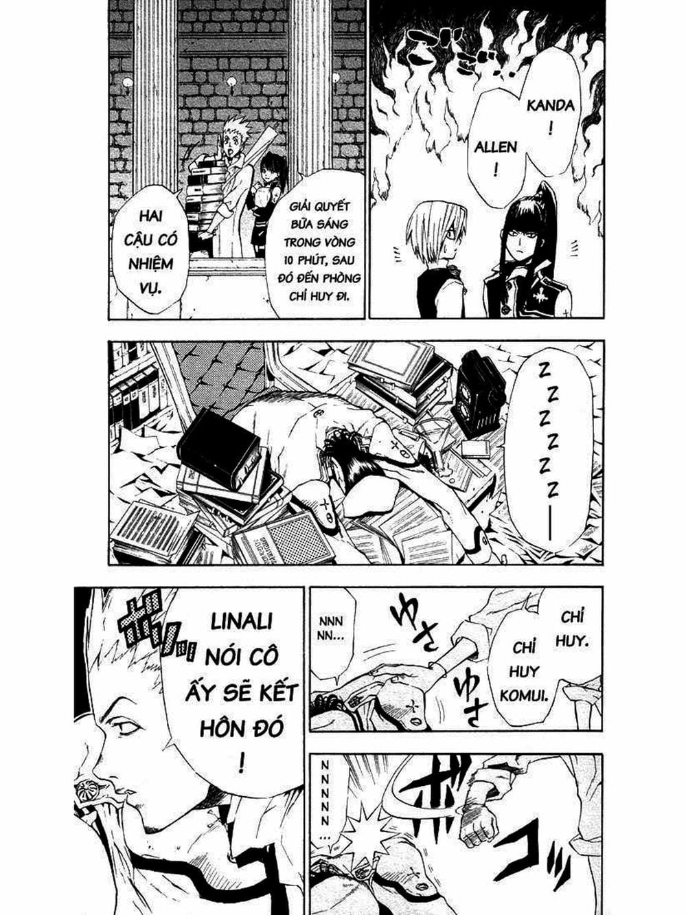 Truyện Tranh Quái Vật Sinh Ra Từ Linh Hồn Chết Chóc - D. Gray-Man trang 8