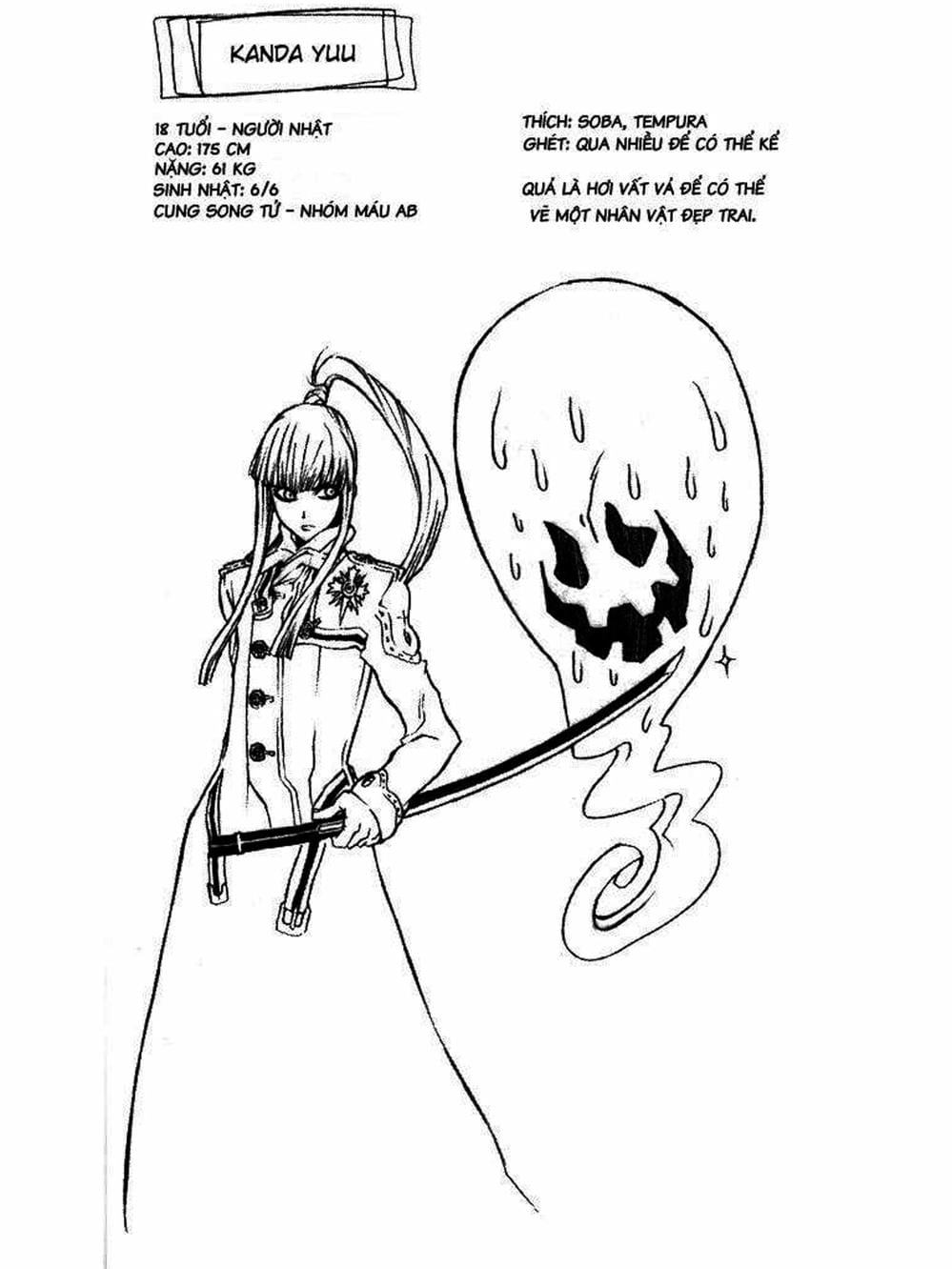 Truyện Tranh Quái Vật Sinh Ra Từ Linh Hồn Chết Chóc - D. Gray-Man trang 8