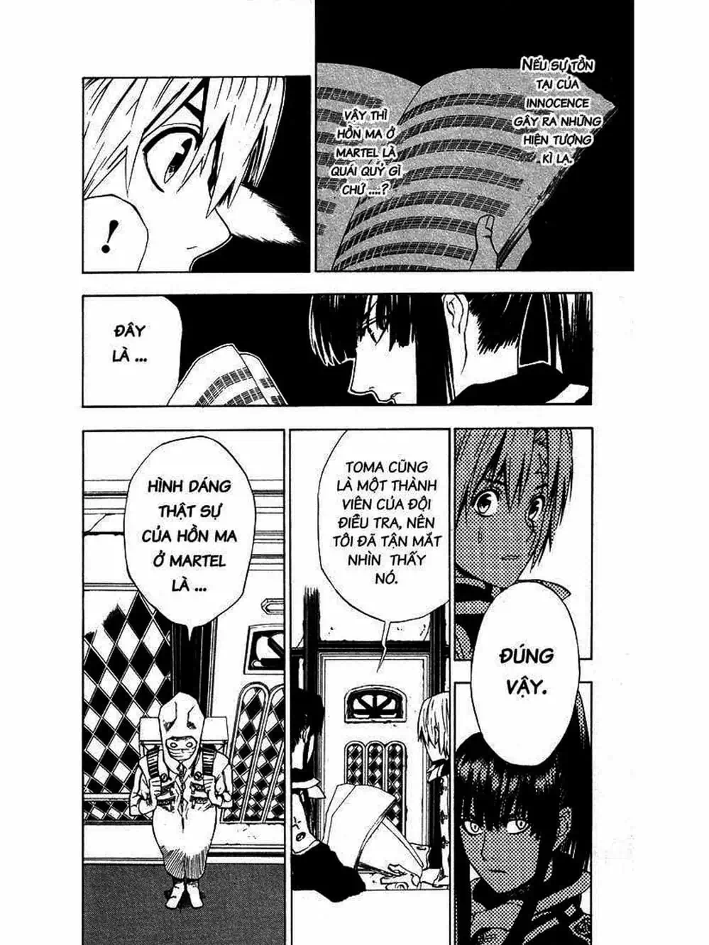 Truyện Tranh Quái Vật Sinh Ra Từ Linh Hồn Chết Chóc - D. Gray-Man trang 8