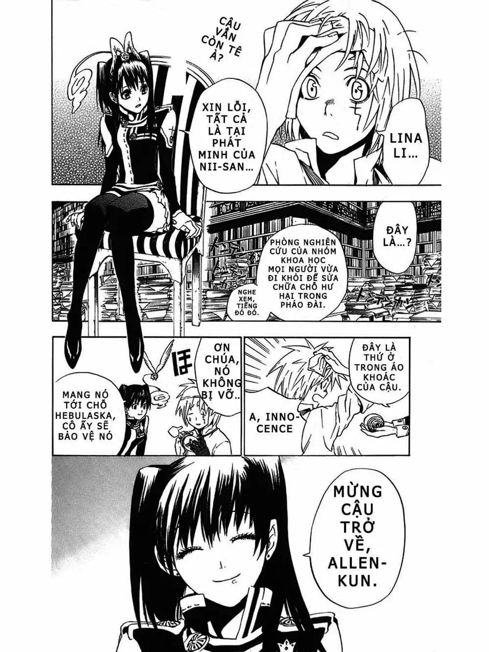 Truyện Tranh Quái Vật Sinh Ra Từ Linh Hồn Chết Chóc - D. Gray-Man trang 8