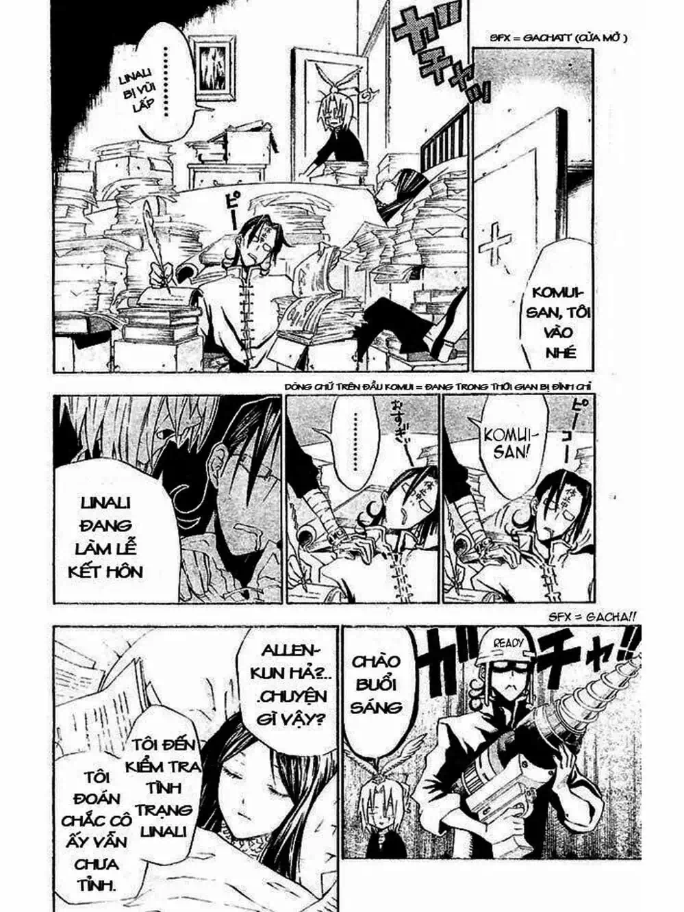 Truyện Tranh Quái Vật Sinh Ra Từ Linh Hồn Chết Chóc - D. Gray-Man trang 8