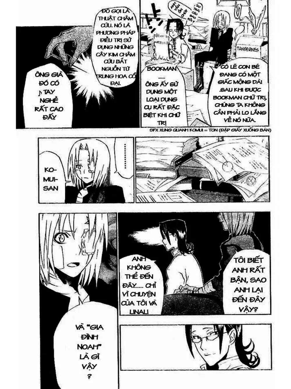 Truyện Tranh Quái Vật Sinh Ra Từ Linh Hồn Chết Chóc - D. Gray-Man trang 8