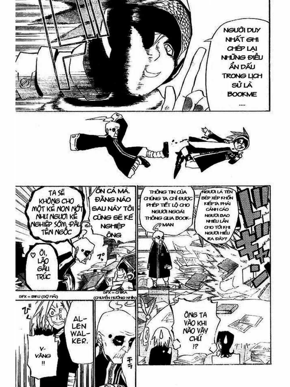 Truyện Tranh Quái Vật Sinh Ra Từ Linh Hồn Chết Chóc - D. Gray-Man trang 8