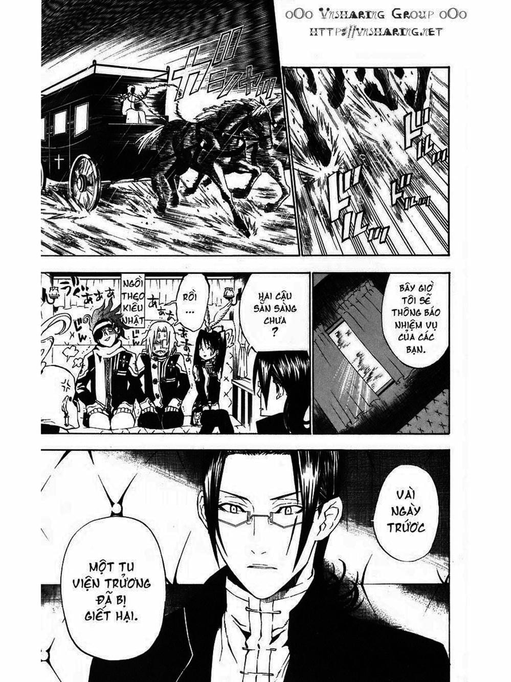 Truyện Tranh Quái Vật Sinh Ra Từ Linh Hồn Chết Chóc - D. Gray-Man trang 8