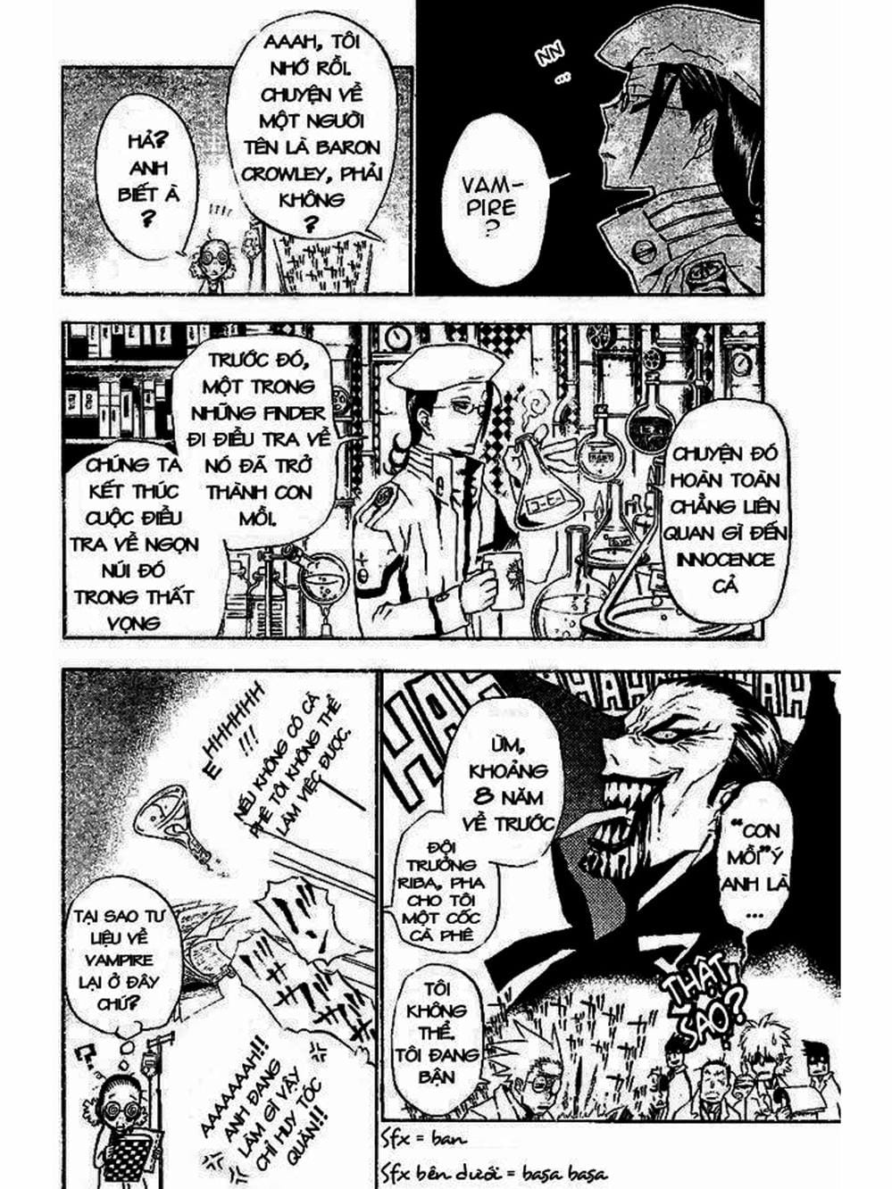 Truyện Tranh Quái Vật Sinh Ra Từ Linh Hồn Chết Chóc - D. Gray-Man trang 8