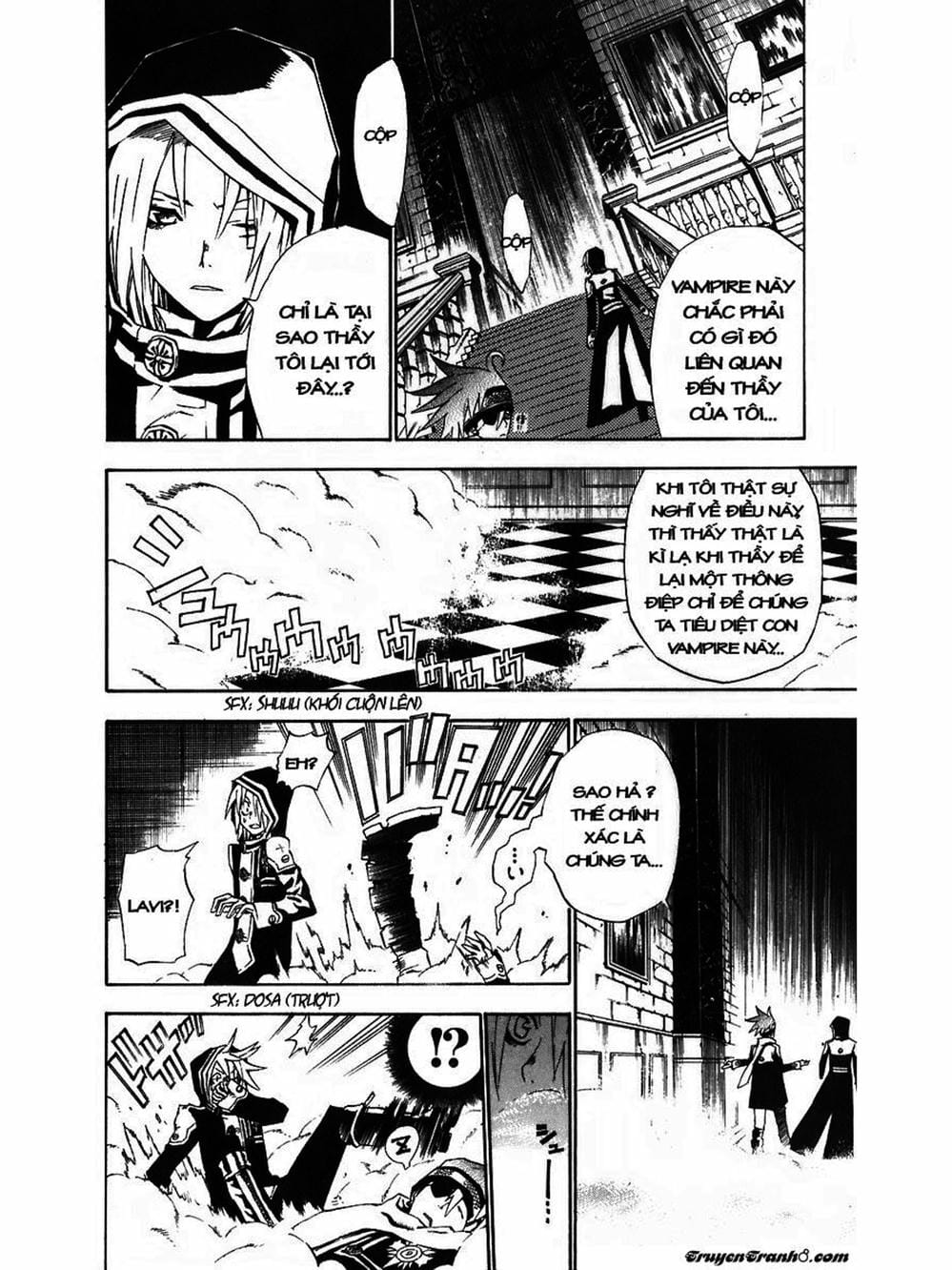 Truyện Tranh Quái Vật Sinh Ra Từ Linh Hồn Chết Chóc - D. Gray-Man trang 8