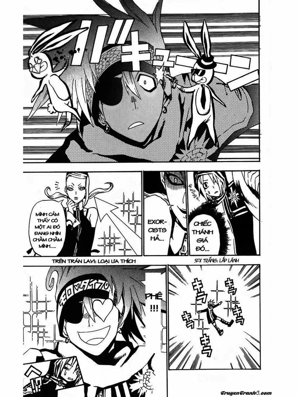 Truyện Tranh Quái Vật Sinh Ra Từ Linh Hồn Chết Chóc - D. Gray-Man trang 8