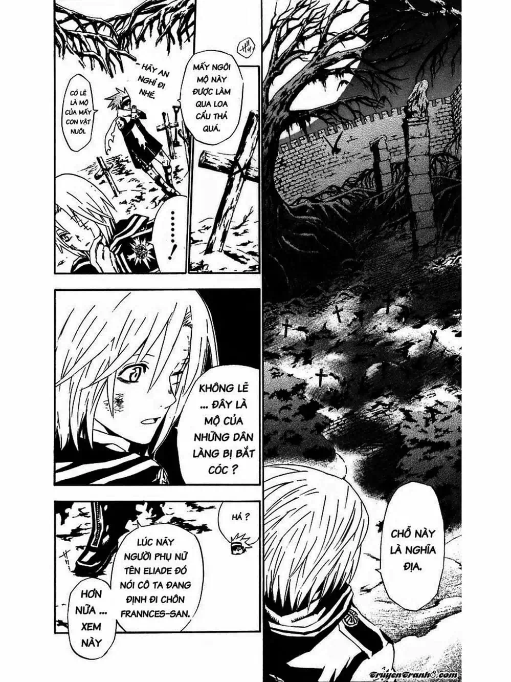 Truyện Tranh Quái Vật Sinh Ra Từ Linh Hồn Chết Chóc - D. Gray-Man trang 8