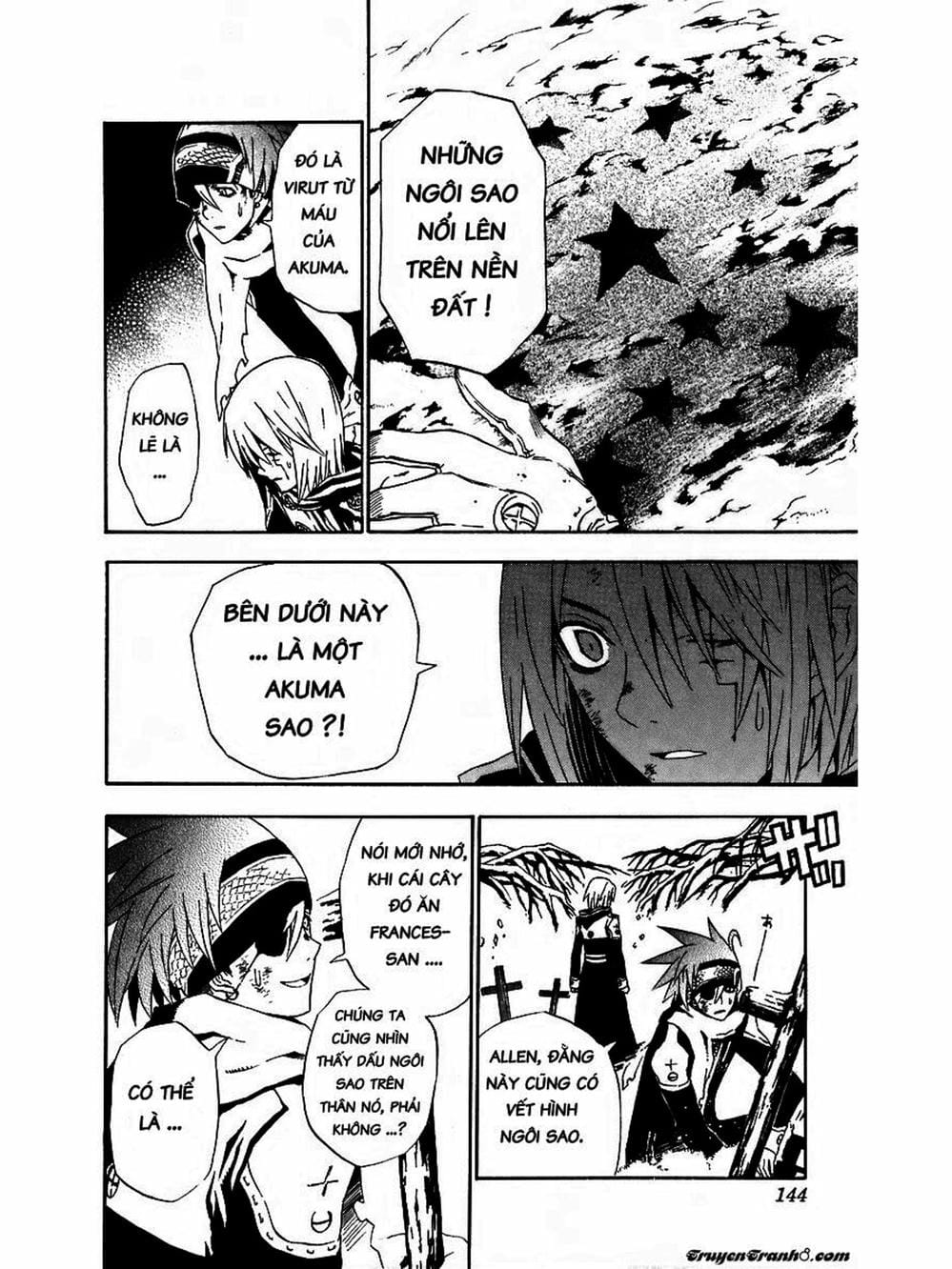 Truyện Tranh Quái Vật Sinh Ra Từ Linh Hồn Chết Chóc - D. Gray-Man trang 8