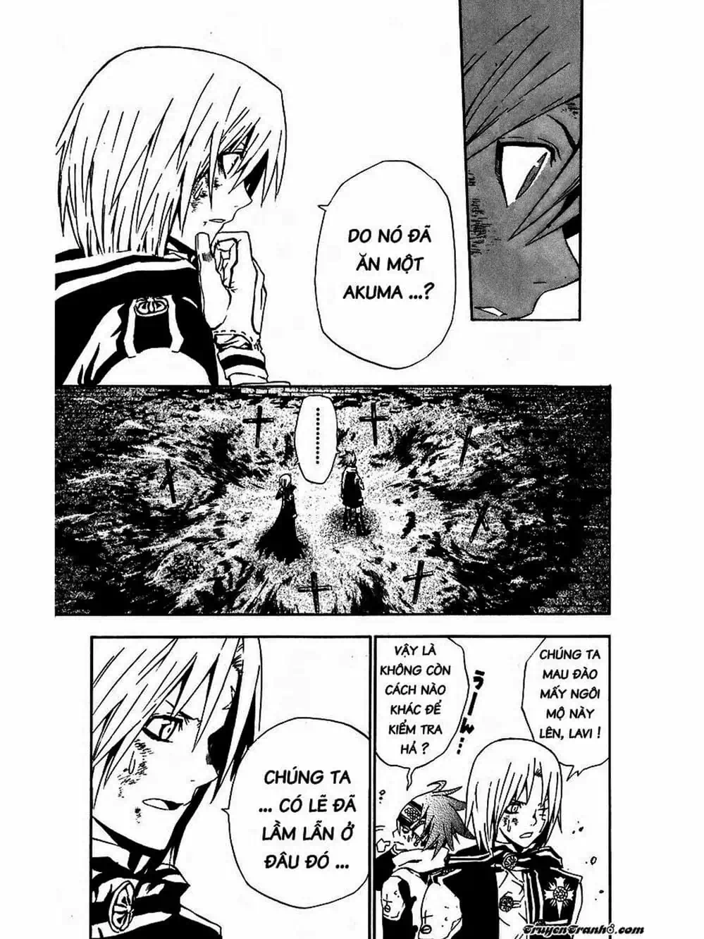 Truyện Tranh Quái Vật Sinh Ra Từ Linh Hồn Chết Chóc - D. Gray-Man trang 8