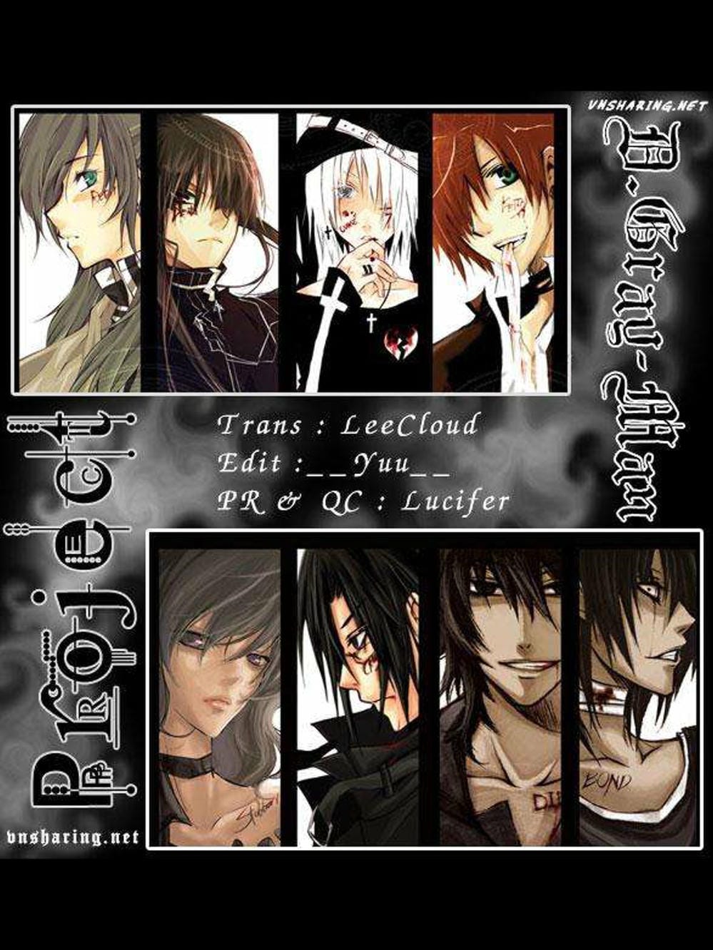 Truyện Tranh Quái Vật Sinh Ra Từ Linh Hồn Chết Chóc - D. Gray-Man trang 8