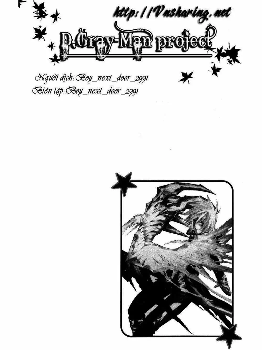 Truyện Tranh Quái Vật Sinh Ra Từ Linh Hồn Chết Chóc - D. Gray-Man trang 8