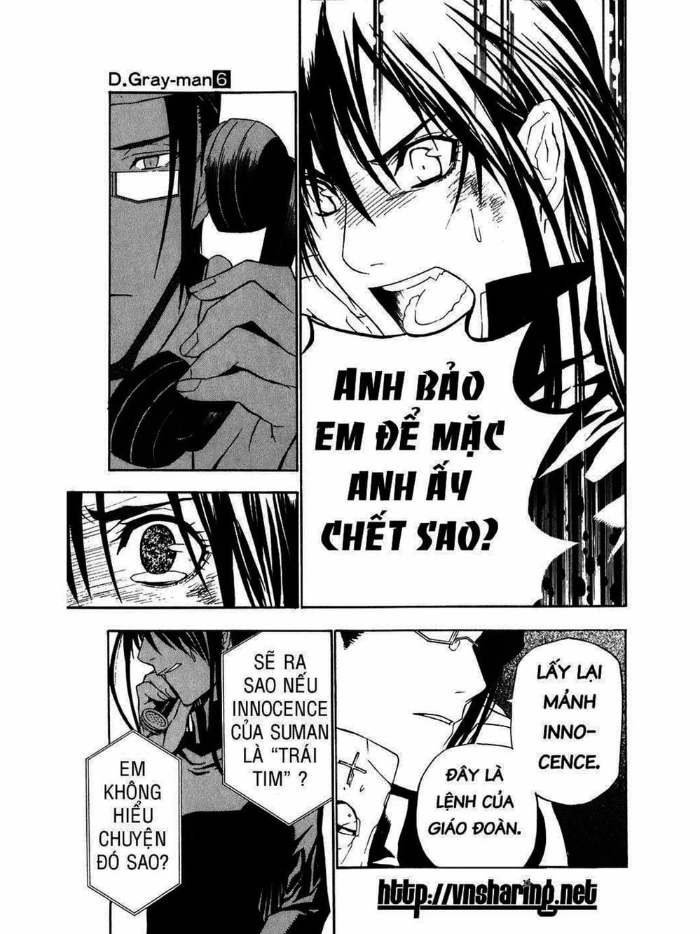 Truyện Tranh Quái Vật Sinh Ra Từ Linh Hồn Chết Chóc - D. Gray-Man trang 8