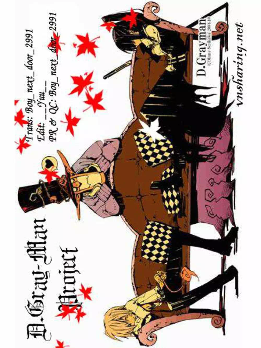 Truyện Tranh Quái Vật Sinh Ra Từ Linh Hồn Chết Chóc - D. Gray-Man trang 8