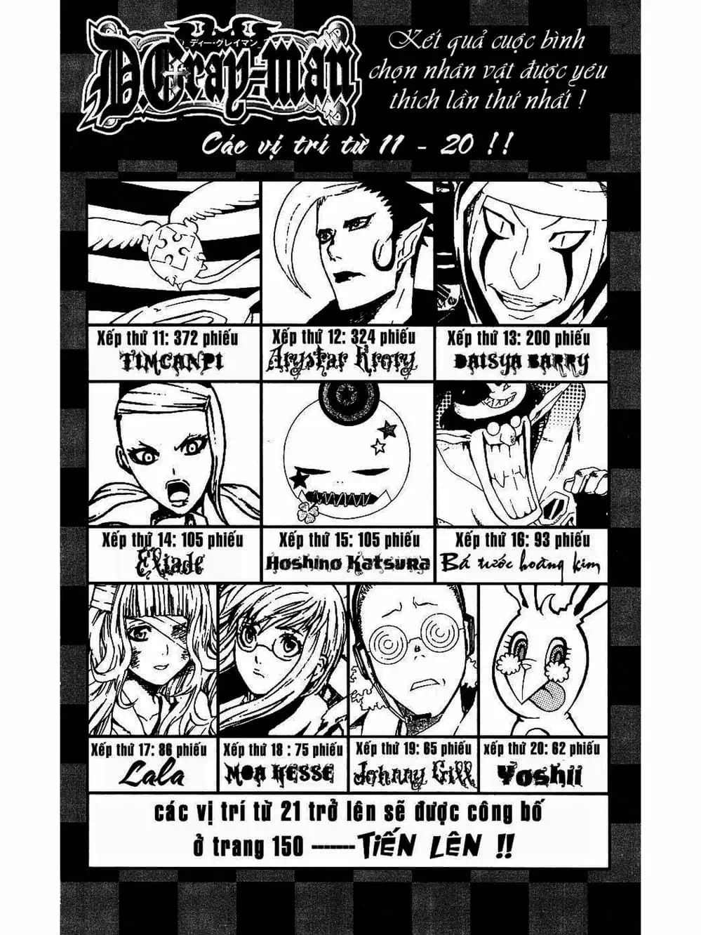 Truyện Tranh Quái Vật Sinh Ra Từ Linh Hồn Chết Chóc - D. Gray-Man trang 8