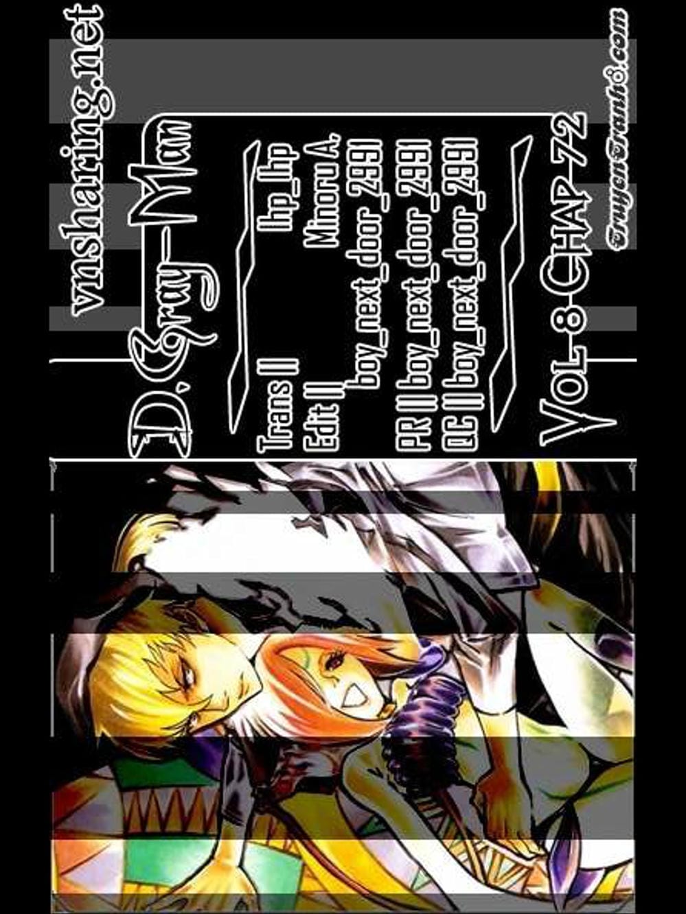 Truyện Tranh Quái Vật Sinh Ra Từ Linh Hồn Chết Chóc - D. Gray-Man trang 8