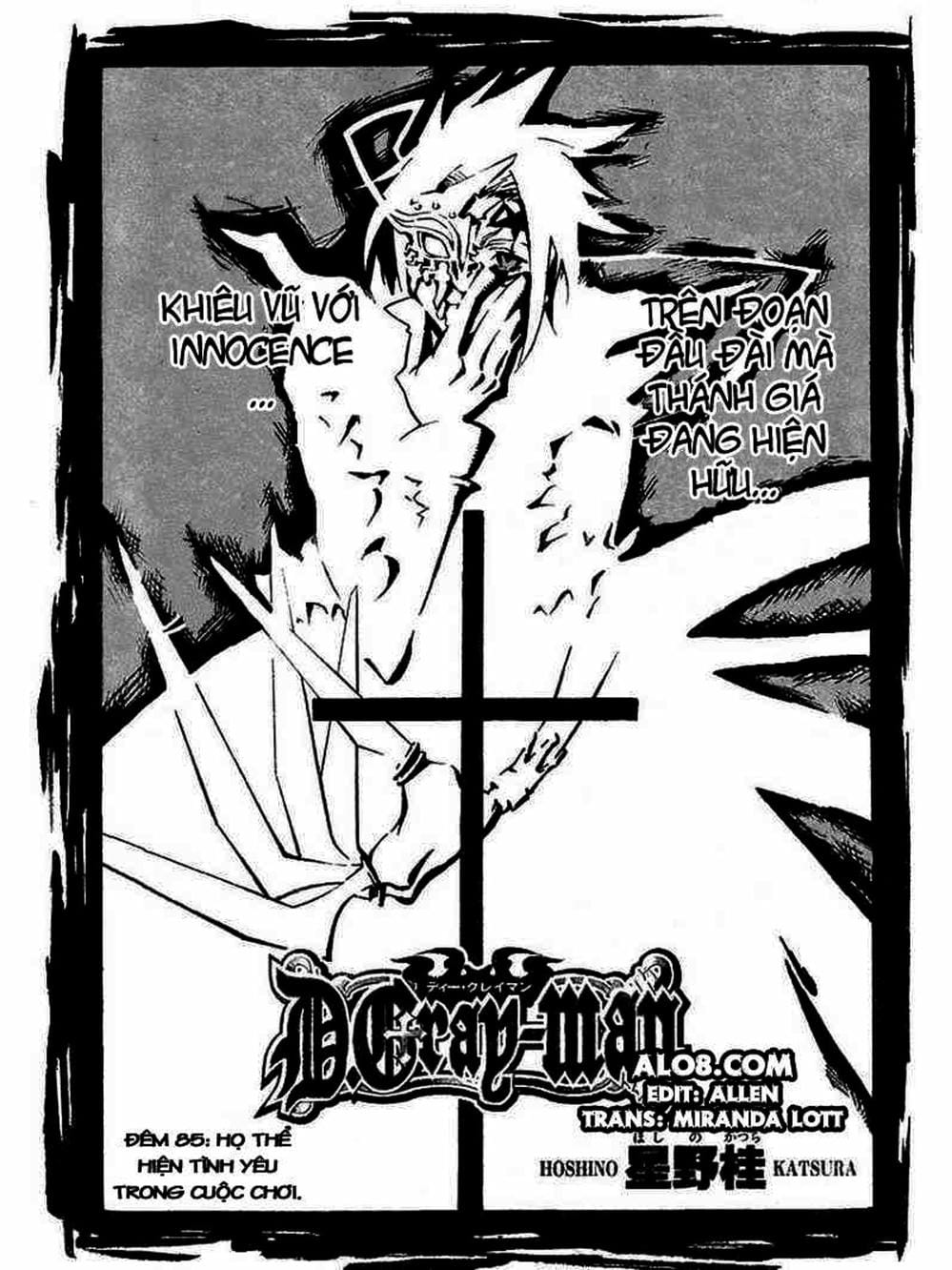 Truyện Tranh Quái Vật Sinh Ra Từ Linh Hồn Chết Chóc - D. Gray-Man trang 8