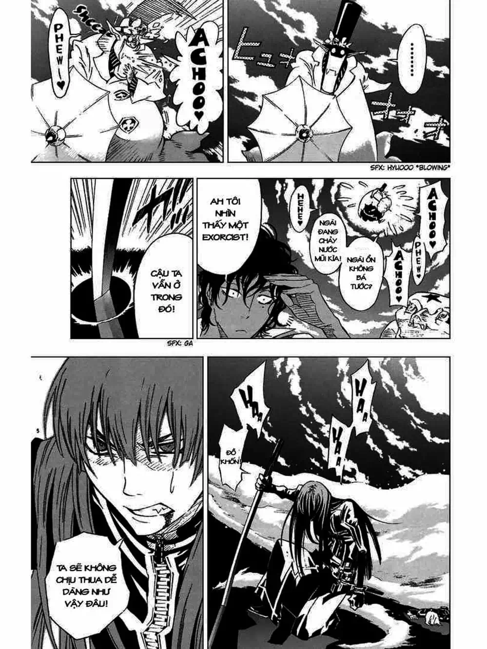 Truyện Tranh Quái Vật Sinh Ra Từ Linh Hồn Chết Chóc - D. Gray-Man trang 8