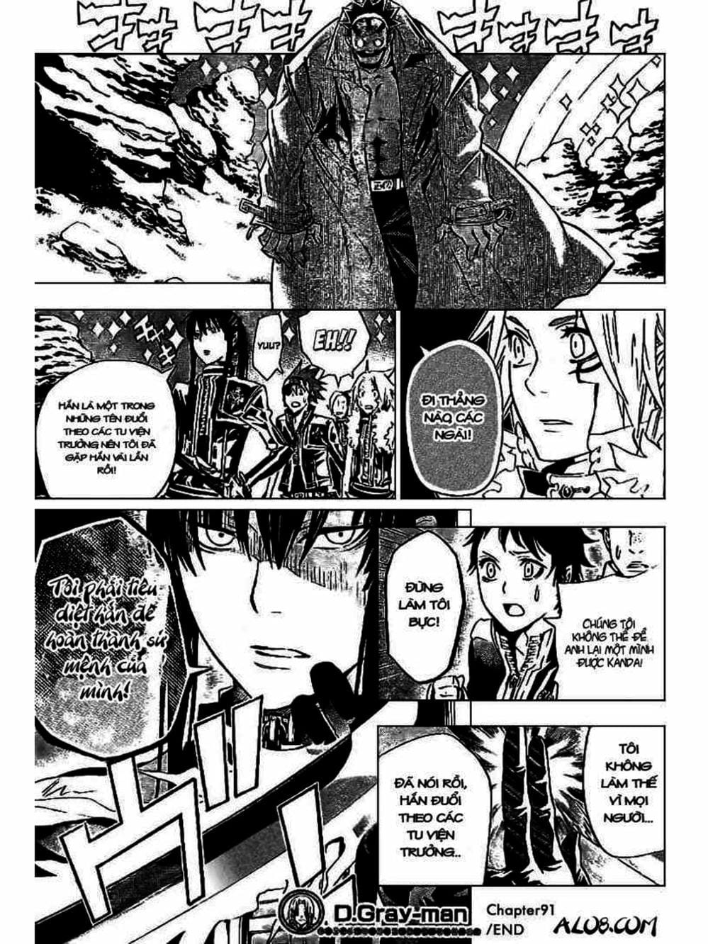 Truyện Tranh Quái Vật Sinh Ra Từ Linh Hồn Chết Chóc - D. Gray-Man trang 8