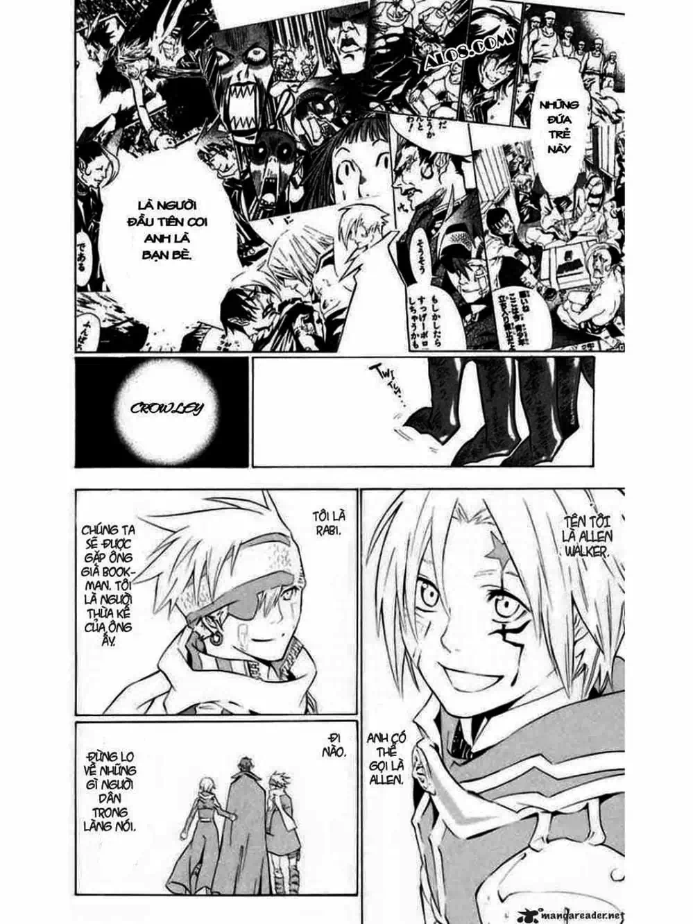 Truyện Tranh Quái Vật Sinh Ra Từ Linh Hồn Chết Chóc - D. Gray-Man trang 8