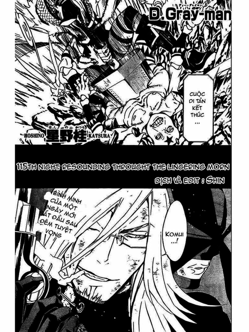 Truyện Tranh Quái Vật Sinh Ra Từ Linh Hồn Chết Chóc - D. Gray-Man trang 8