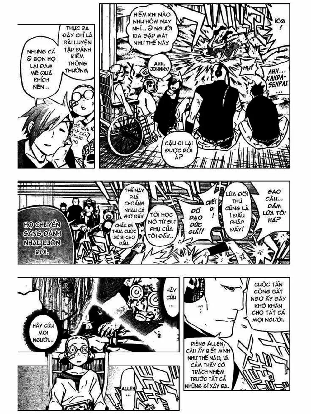 Truyện Tranh Quái Vật Sinh Ra Từ Linh Hồn Chết Chóc - D. Gray-Man trang 8