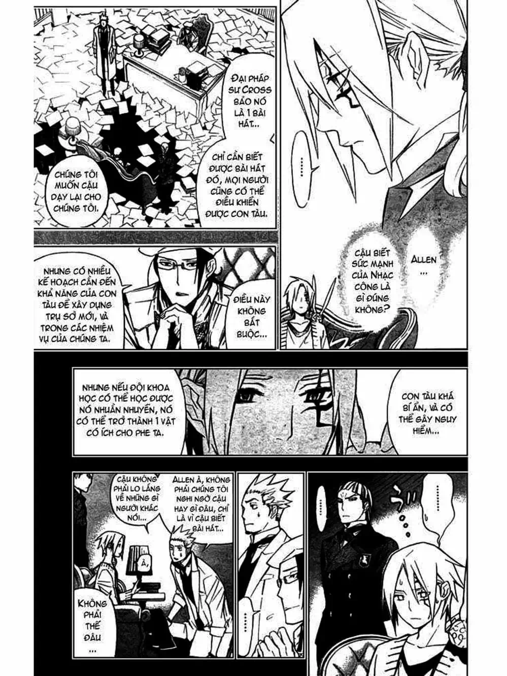 Truyện Tranh Quái Vật Sinh Ra Từ Linh Hồn Chết Chóc - D. Gray-Man trang 8