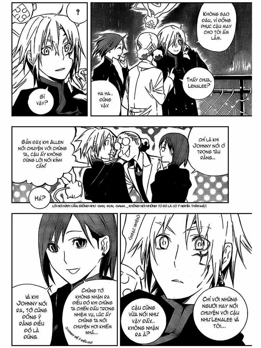 Truyện Tranh Quái Vật Sinh Ra Từ Linh Hồn Chết Chóc - D. Gray-Man trang 8