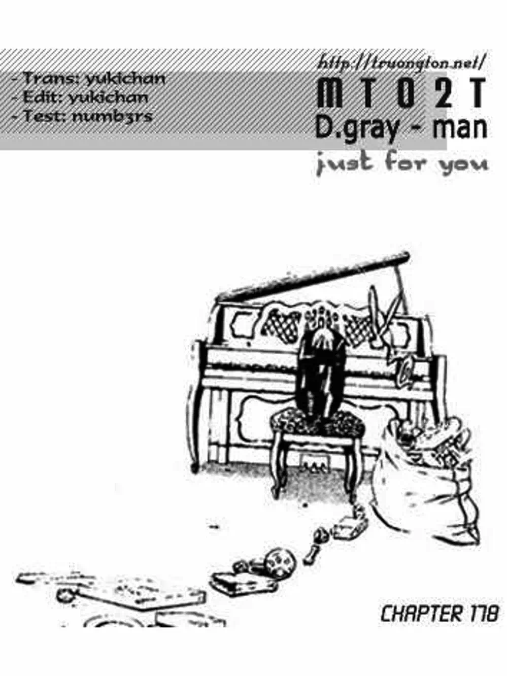 Truyện Tranh Quái Vật Sinh Ra Từ Linh Hồn Chết Chóc - D. Gray-Man trang 8