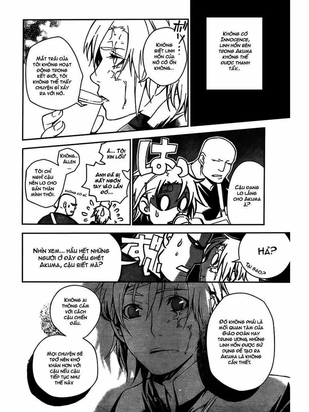 Truyện Tranh Quái Vật Sinh Ra Từ Linh Hồn Chết Chóc - D. Gray-Man trang 8