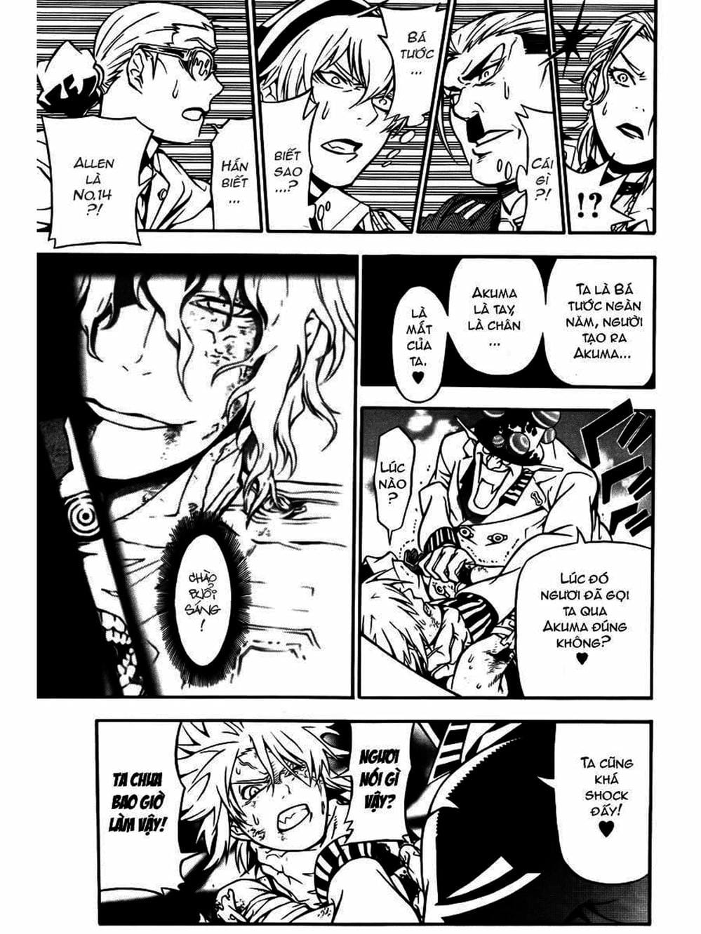Truyện Tranh Quái Vật Sinh Ra Từ Linh Hồn Chết Chóc - D. Gray-Man trang 8