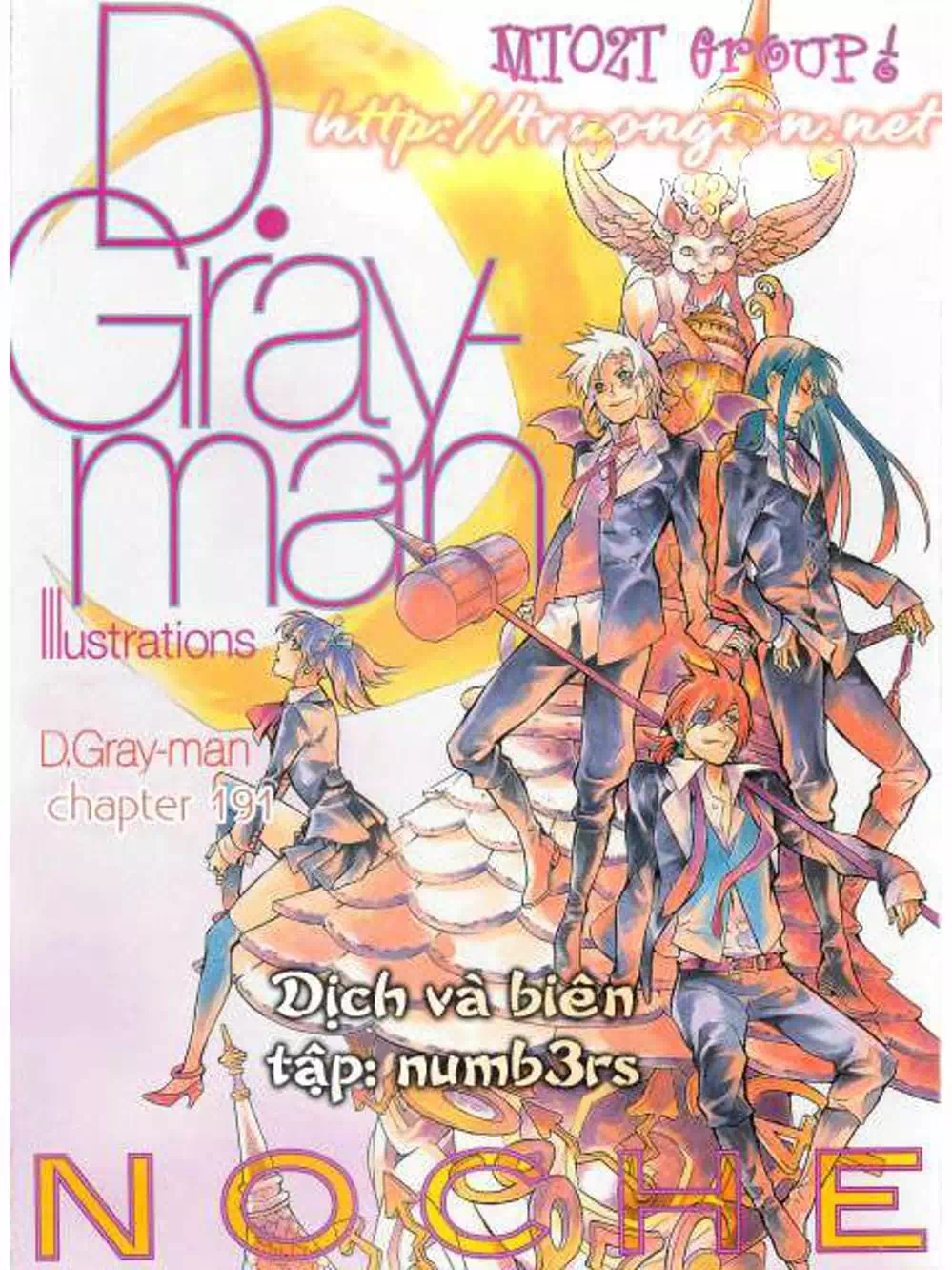 Truyện Tranh Quái Vật Sinh Ra Từ Linh Hồn Chết Chóc - D. Gray-Man trang 8