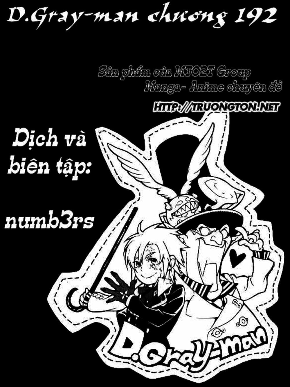 Truyện Tranh Quái Vật Sinh Ra Từ Linh Hồn Chết Chóc - D. Gray-Man trang 8