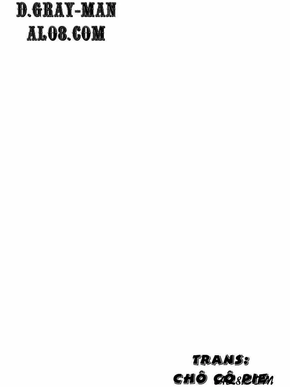 Truyện Tranh Quái Vật Sinh Ra Từ Linh Hồn Chết Chóc - D. Gray-Man trang 8